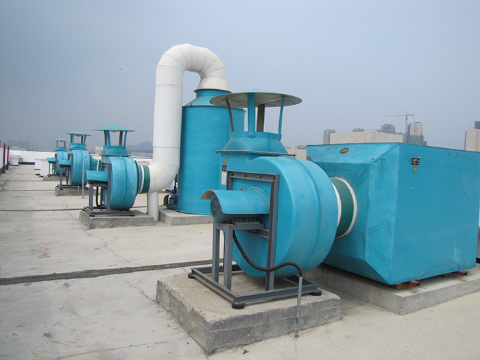 活性炭吸附處理箱、酸霧噴淋塔