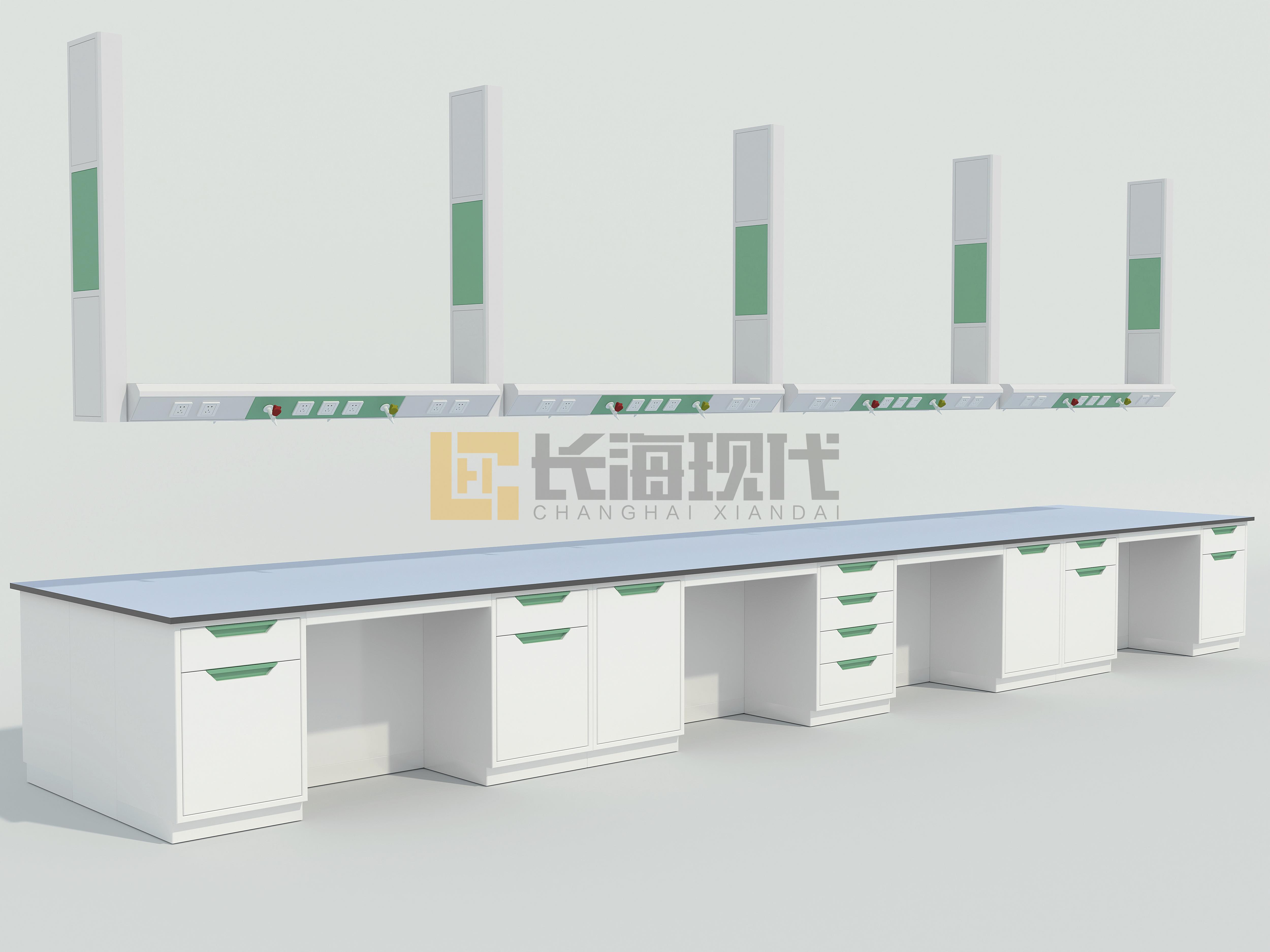 本美生物科技：QG(落2)-中央臺(tái)帶吊架7500x1500x850 ^副